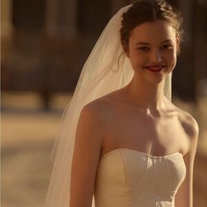 NWOT BHLDN Lily Fingertip Veil